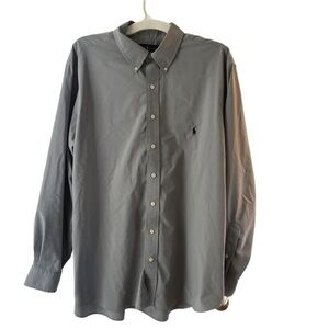 Ralph Lauren Gray Casual Button Down Shirt